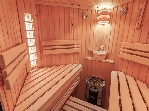 Infraroodsauna 153 x 153 (hoekmodel)