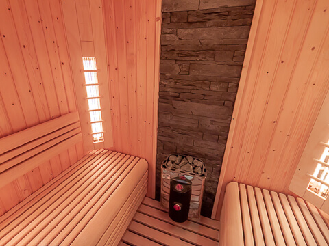 Sauna + Infrarood "de luxe" (230 Volt)