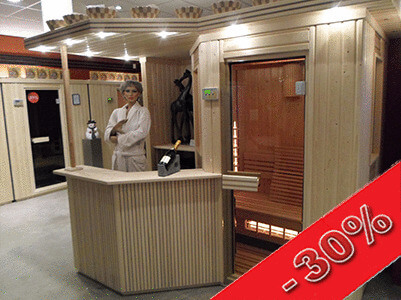 Infrarood en sauna, met luxe bar (230 V)